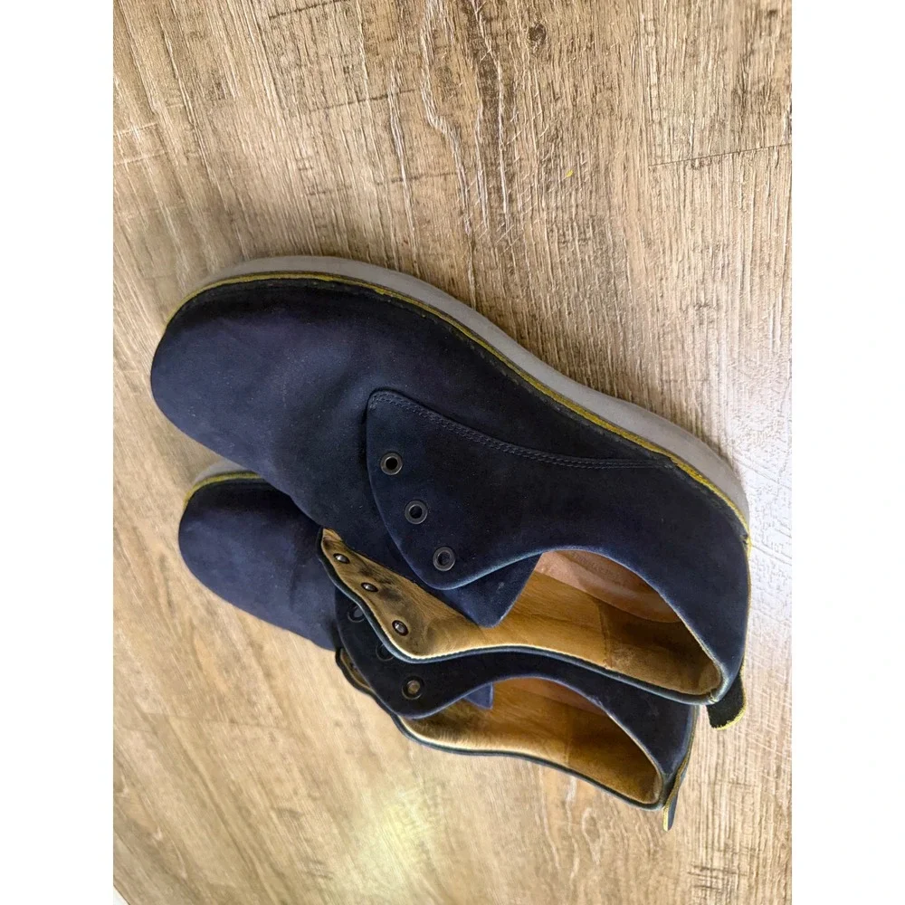 Samuel Hubbard Hubbard Free Navy Blue Nubuck Leather Walking Shoes Mens 10W